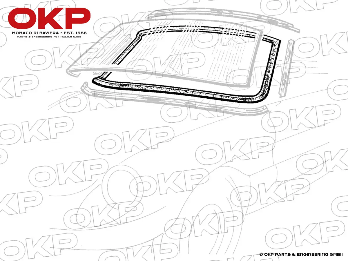 Frontscheibendichtung Spider Bj. 70 - 93