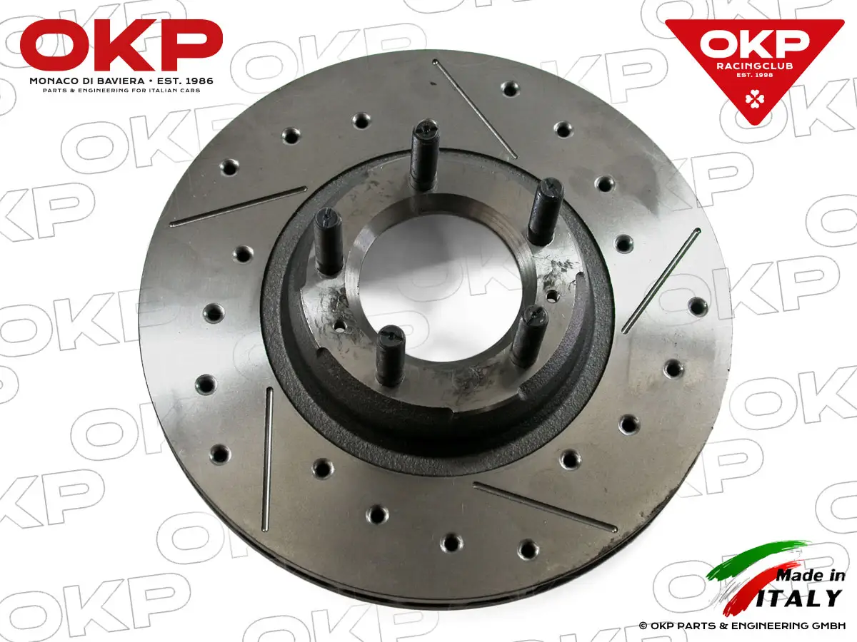 Bremsscheibe Sport vorne gelocht GTV6 / 75 TS / 75 V6