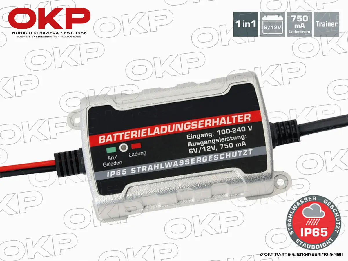 Batterie Erhaltungsladegerät 6/12V 750mAh