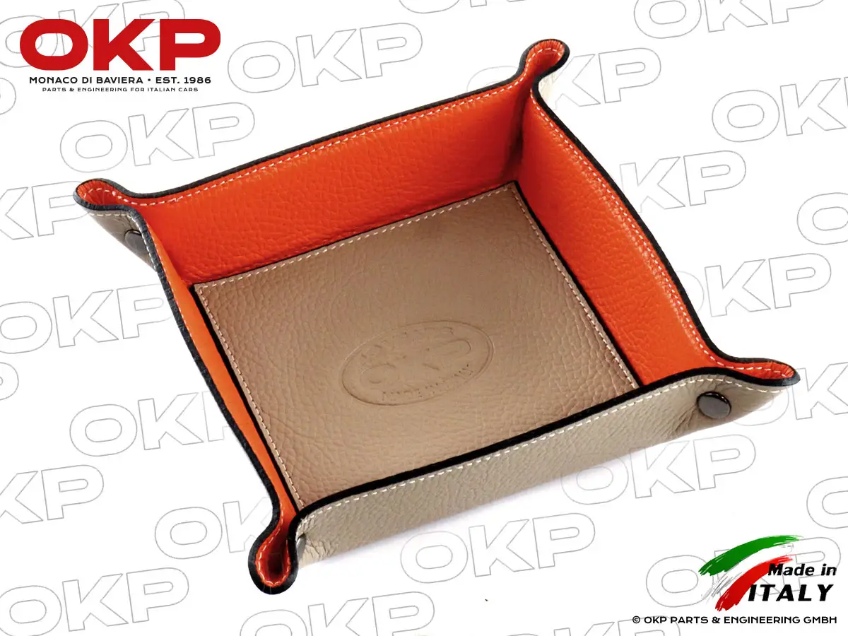 OKP 40 Years - Svuotatasche Pelle Premium | beige sabbia
