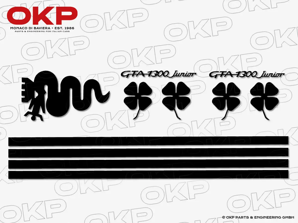 Set decals Alfa Romeo GTA (black)