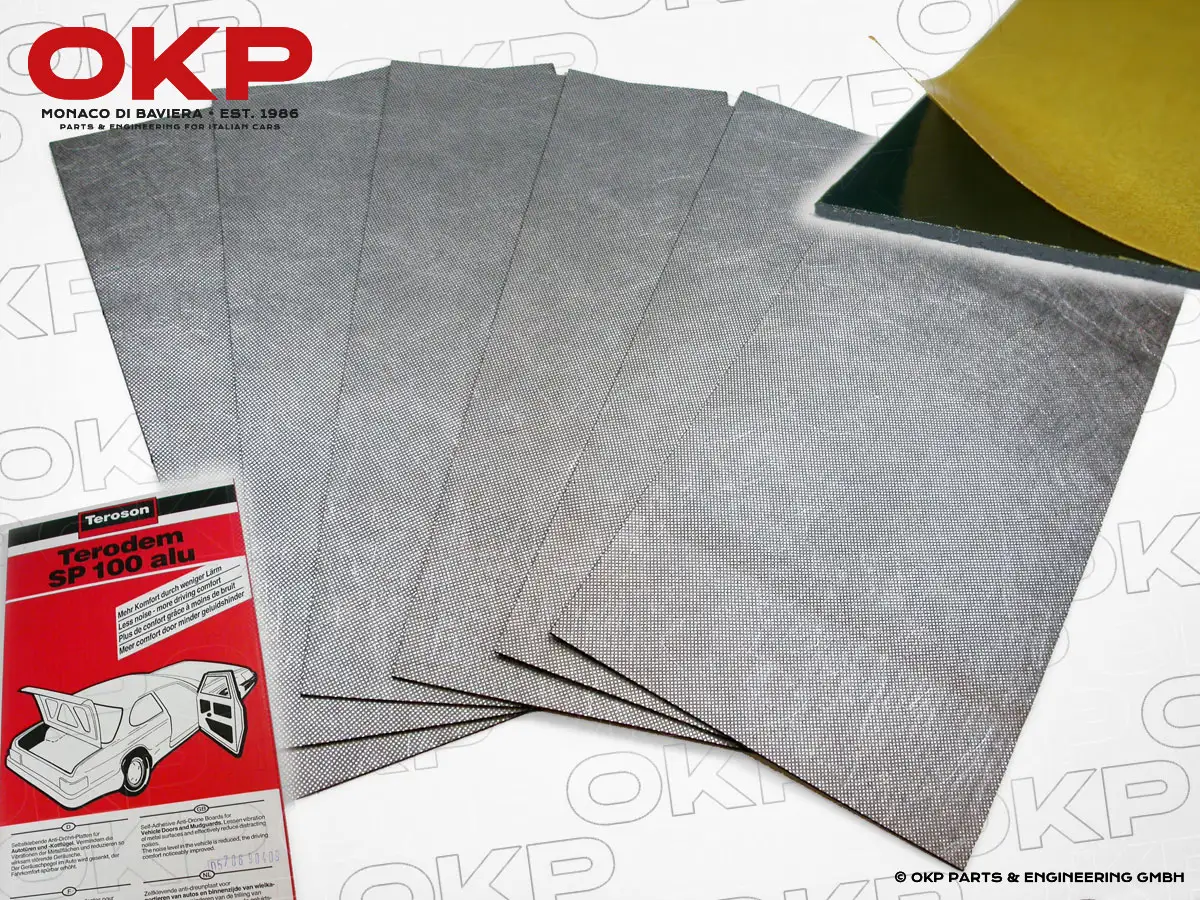 Dämmmatten (6 Stk.) Terodem Aluminium 50 x 25cm