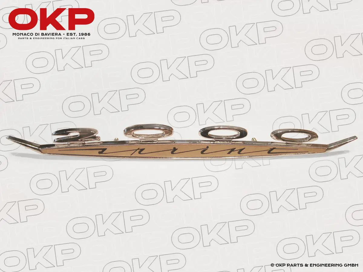 Emblem 2000 sprint für Kotflügel vo. Sprint Typ 102