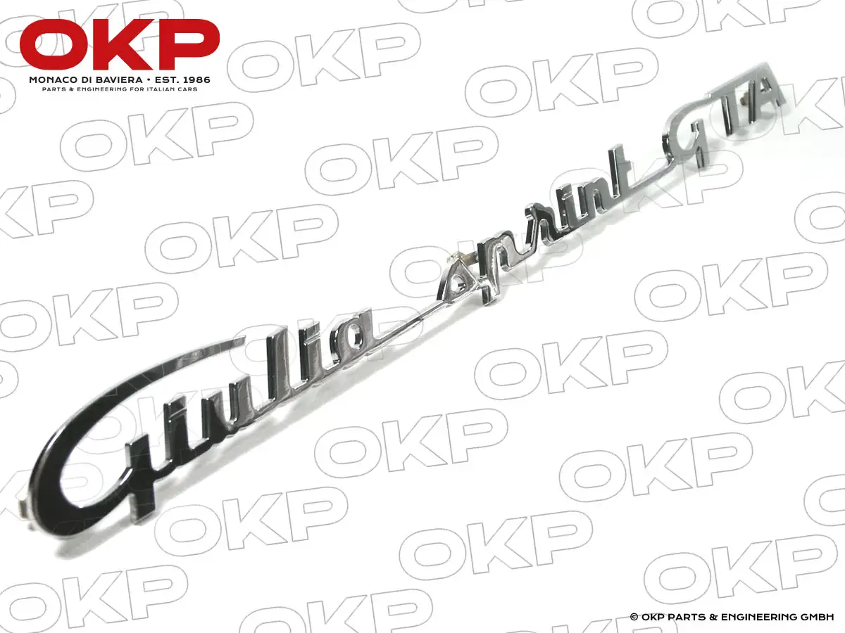 Schriftzug Giulia Sprint GTA