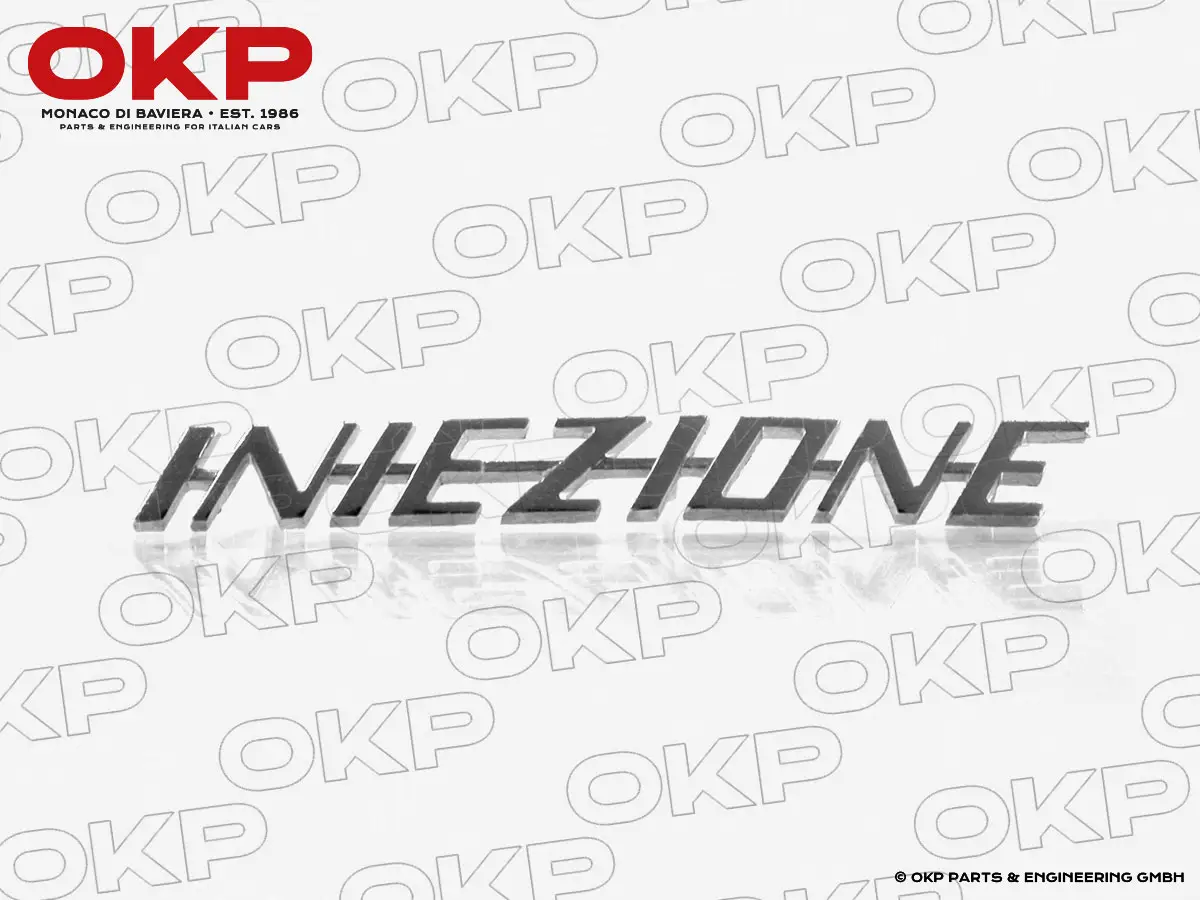 Schriftzug INIEZIONE 1750 GTV Bertone USA /GTAm