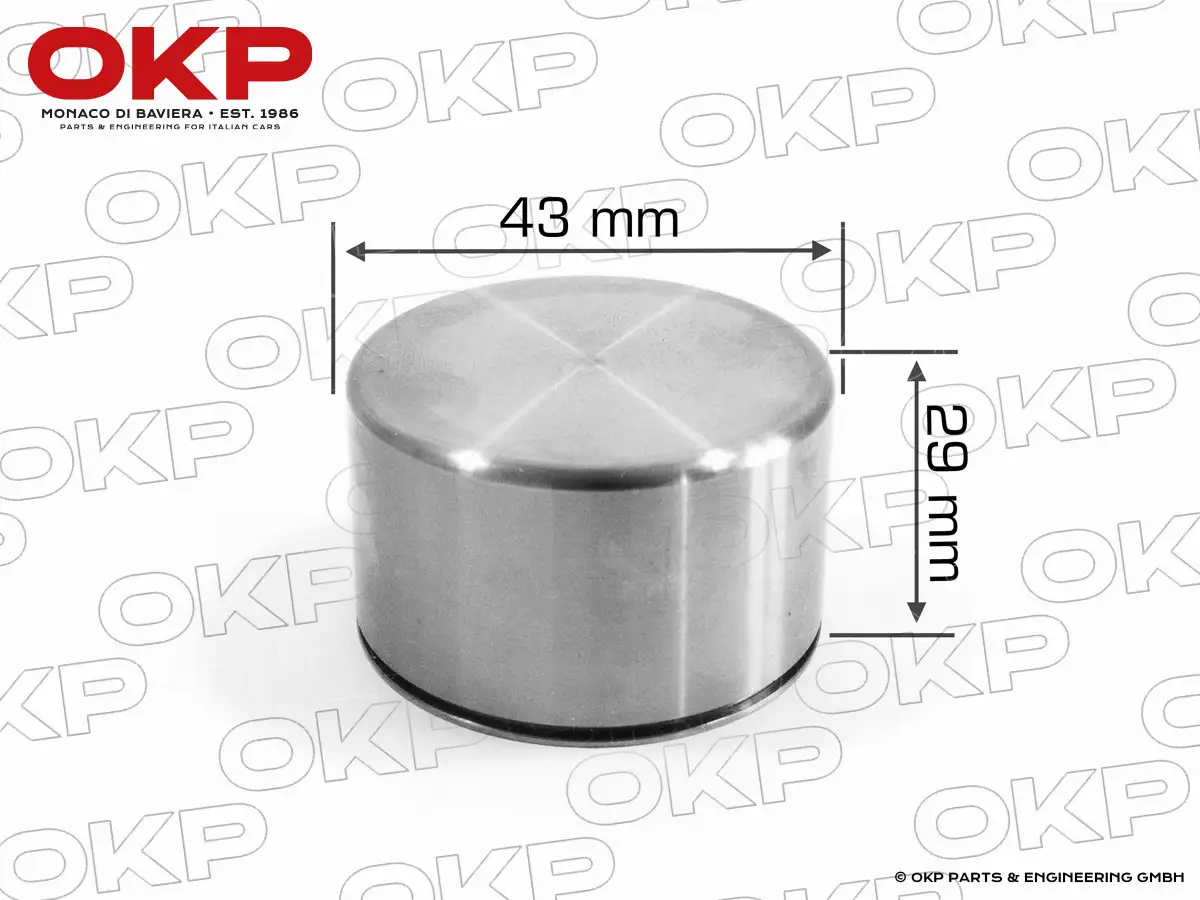Bremskolben 43mm für Girling Zange hinten Maserati