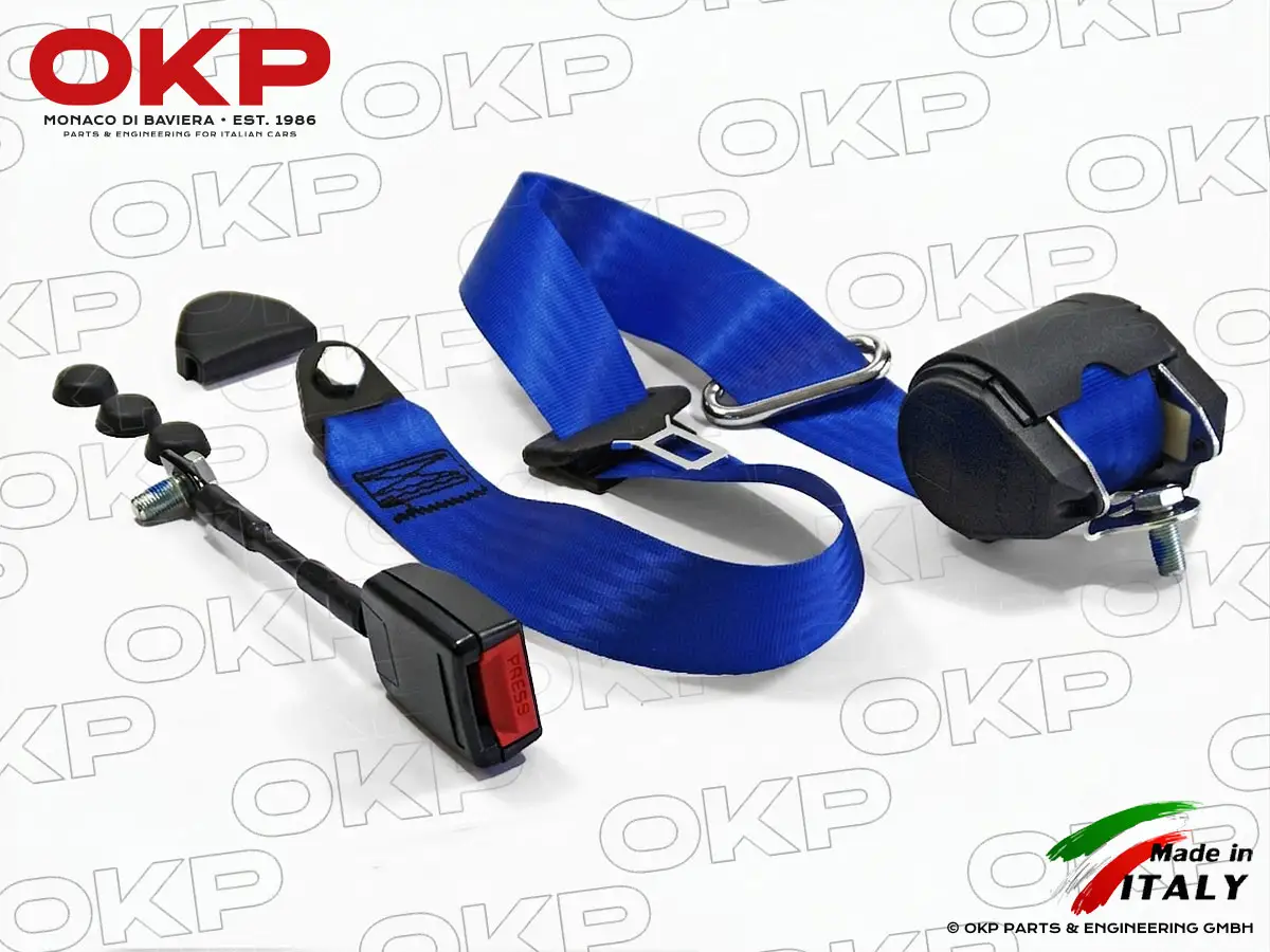 3 Point Automatic front seat belt Spider / GTV / 308 BLUE
