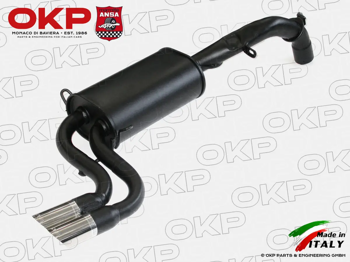 Sport Schalldämpfer hinten ANSA Alfa 75 V6