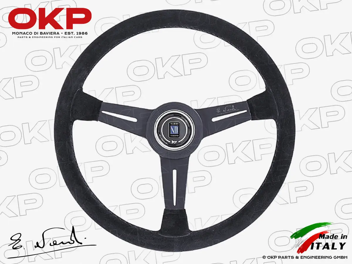 Nardi Classico Wildleder 360mm schwarz matt (o. ABE)