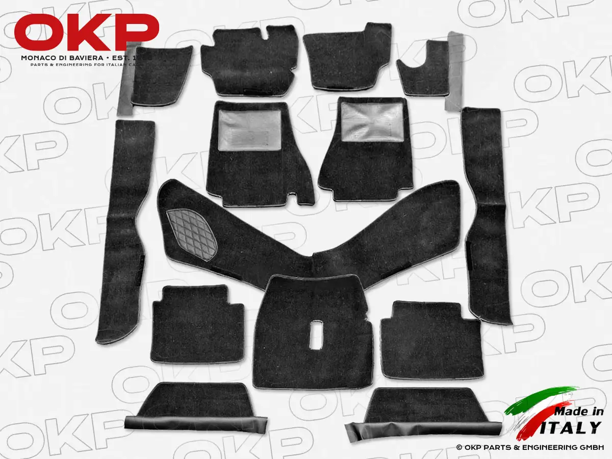 Teppichsatz schwarz Alfa Romeo Montreal