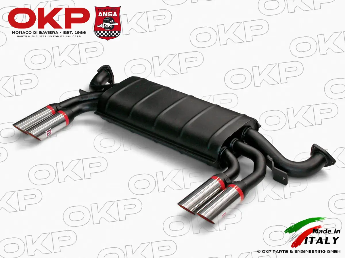 ANSA Silenziatore post. Sport Ferrari 308QV / 328 / Mond.