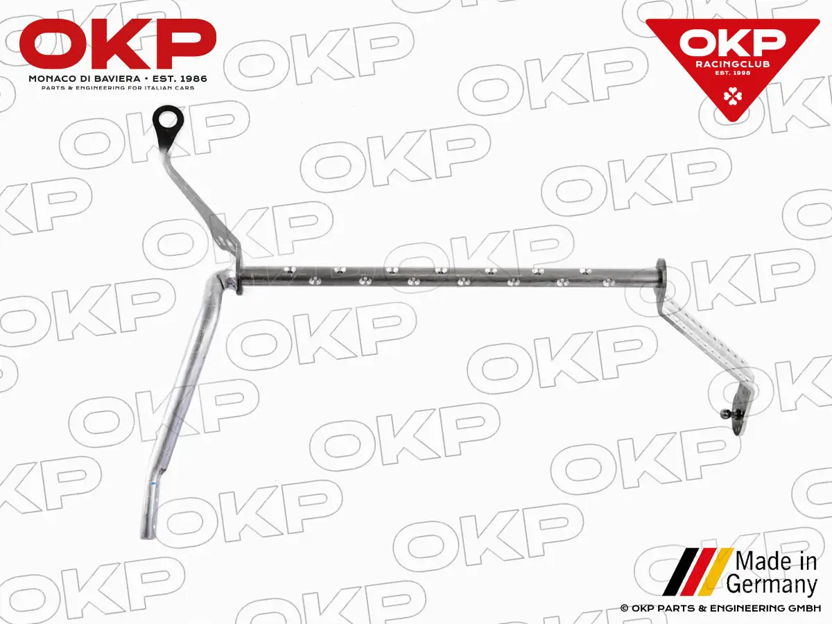 Gasgestänge Hebelwerk 105 / 1. Serie stehende Ped.