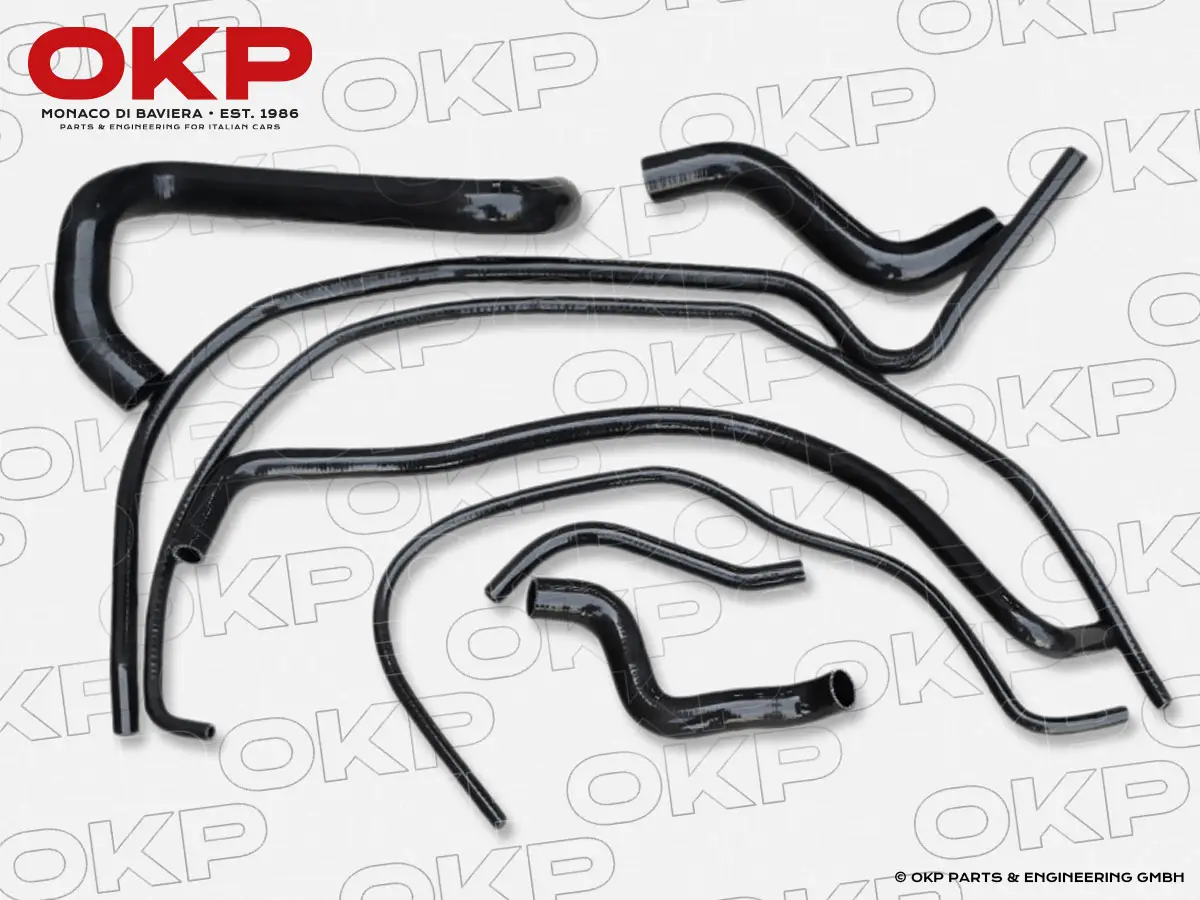 Satz (8) Kühlerschläuche Silikon Alfetta / GTV ab 1982