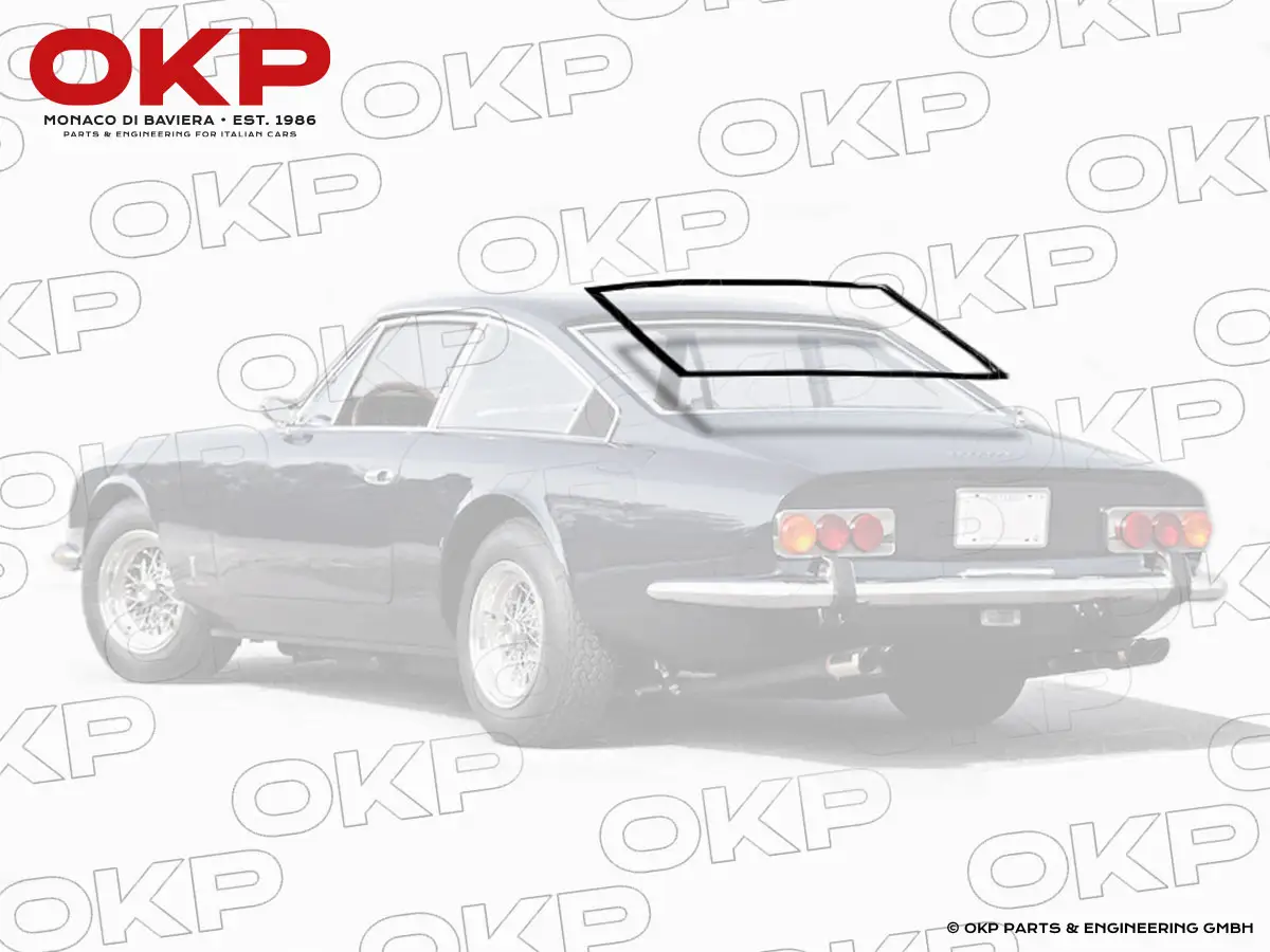 Rear screen rubber seal Ferrari 365 GT 2+2 Queen Mary
