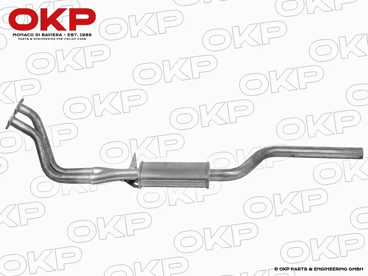 Schalldämpfer vorne Rundheck / GT / Zagato mech. Ku.