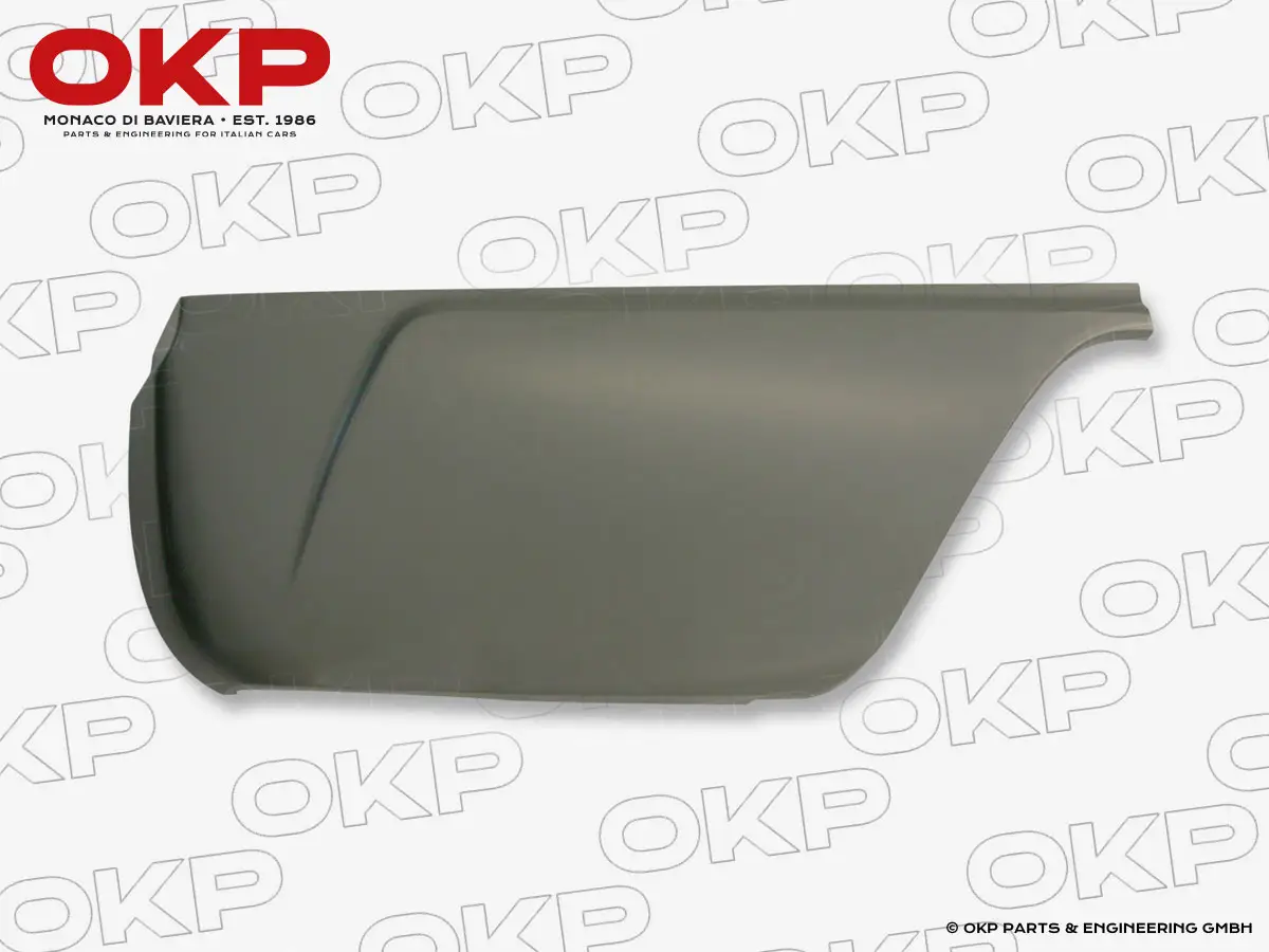 Endblech hinten Giulia rechts (Restaurationsqualität)