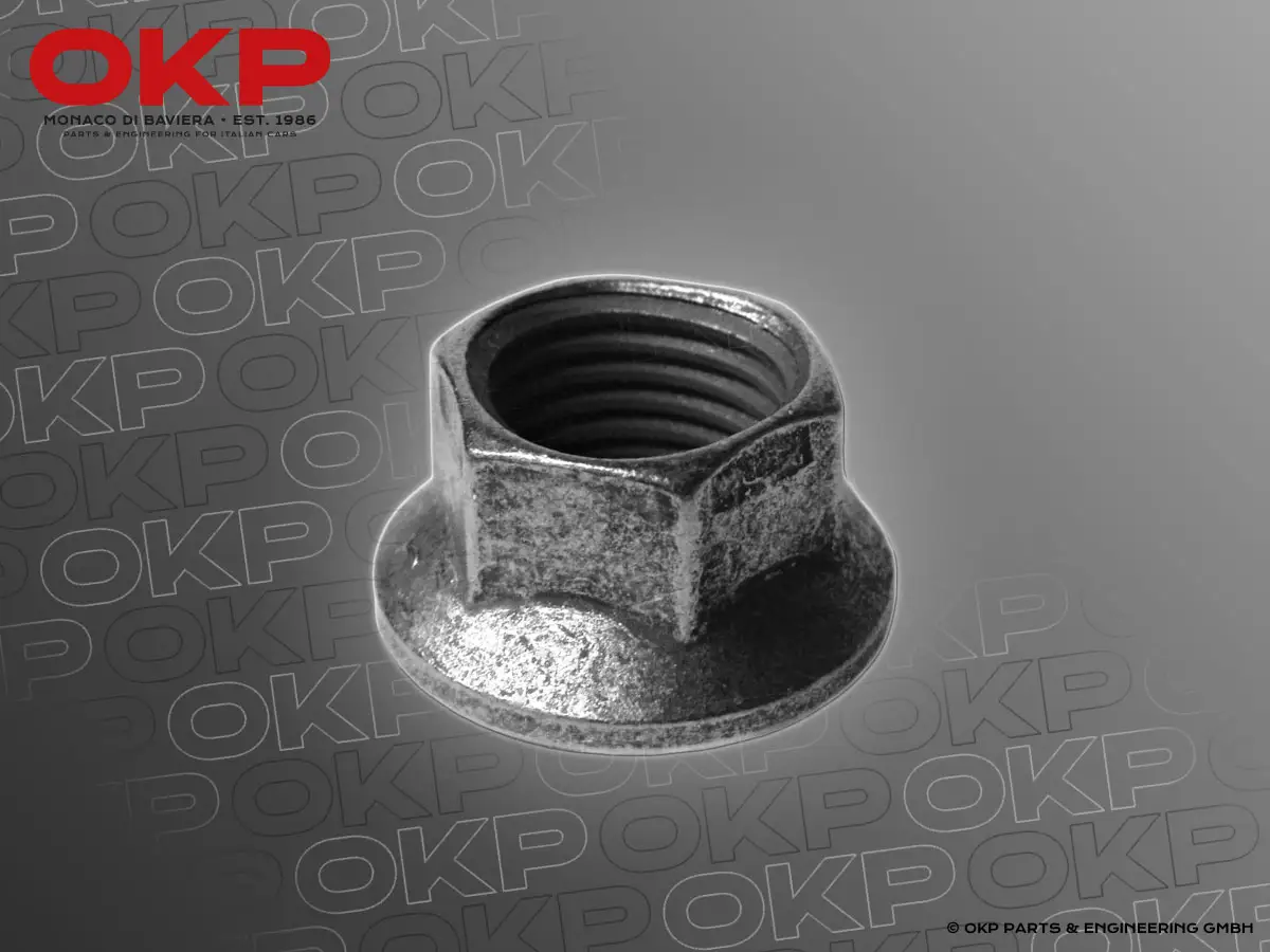 K - Nut Sicherungsmutter mit Bund M10 x 1 SW12