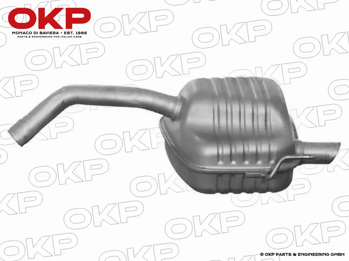 Schalldämpfer hinten 147 TS 16V