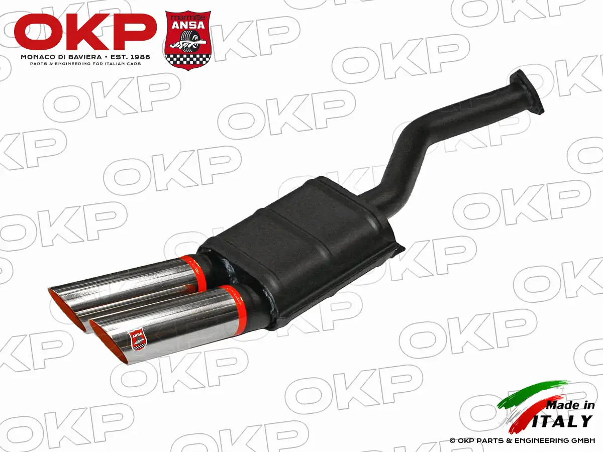 ANSA Schalldämpfer hi rechts De Tomaso Pantera Coupe