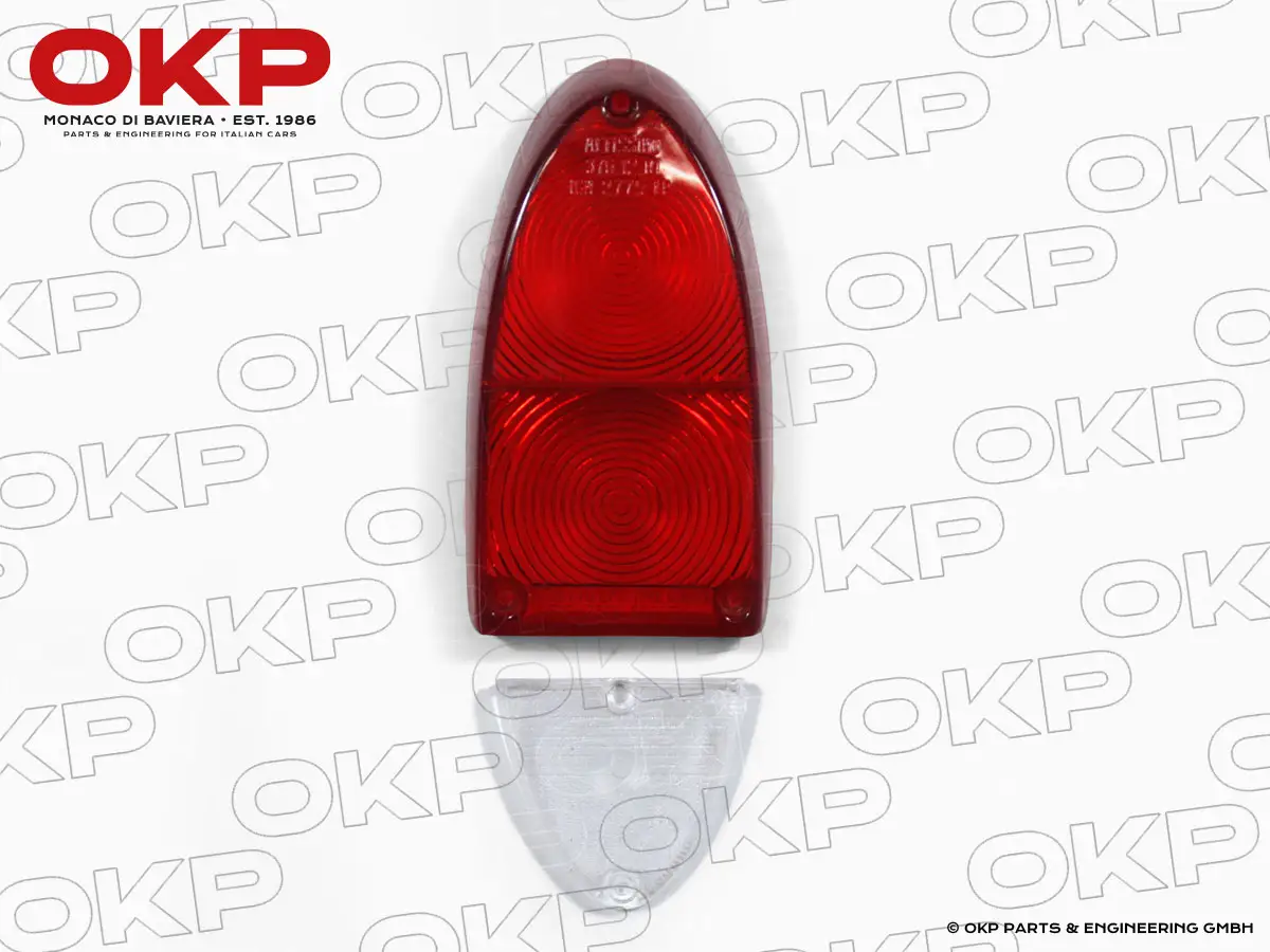 Rücklichtglas (2-teilig) 101 Giulietta / Giulia Spider  USA