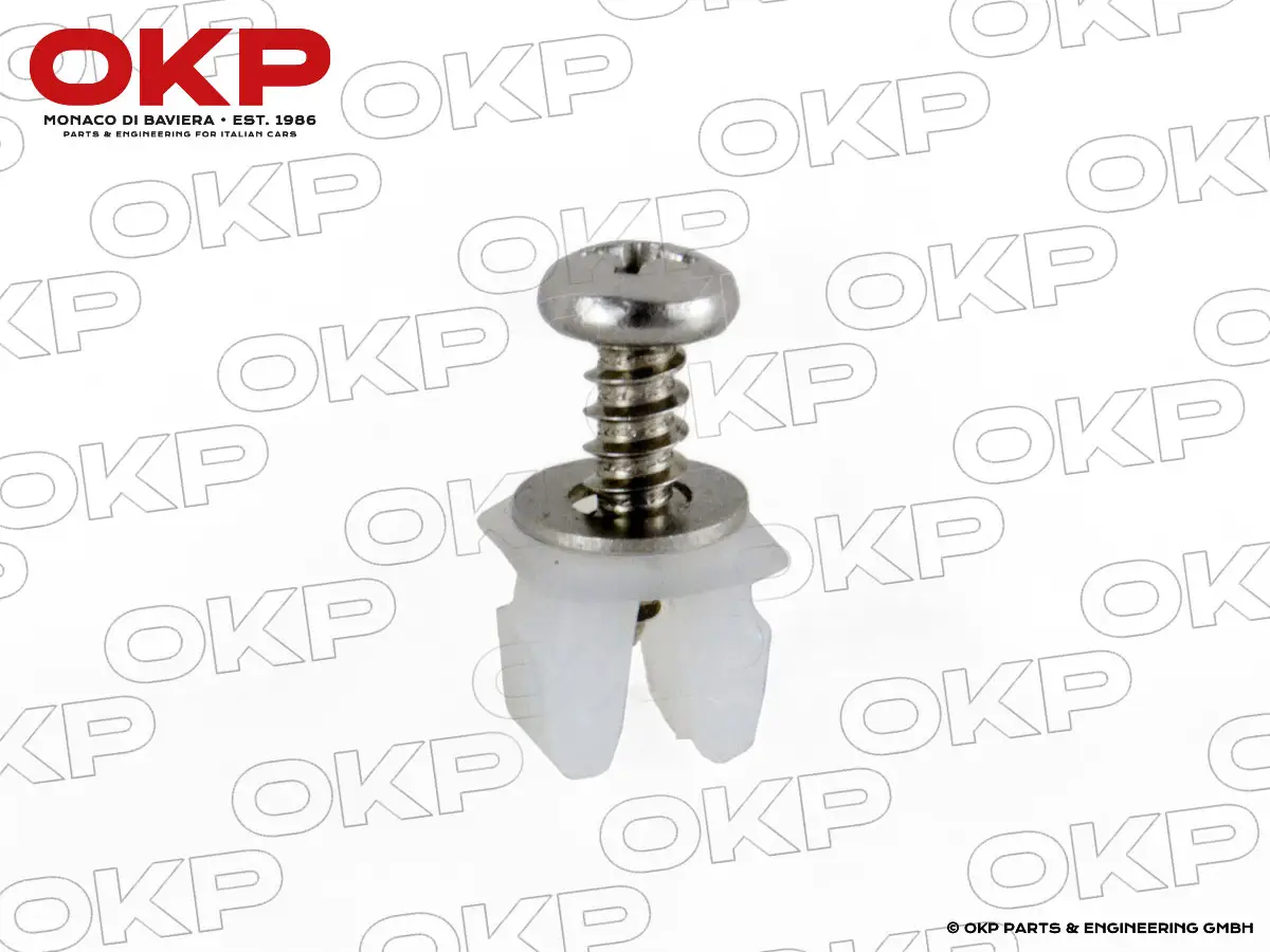 Schraube / Clip Kennzeichenhalter vorne Bertone GT / GTV