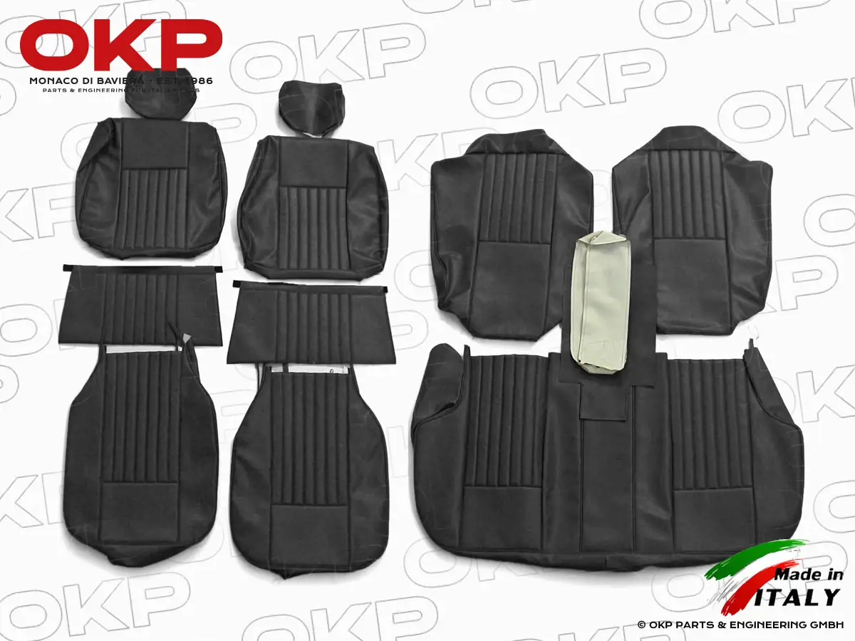 Sitzbezug komplett 1750 Berlina 70-72 Kunstleder schwarz