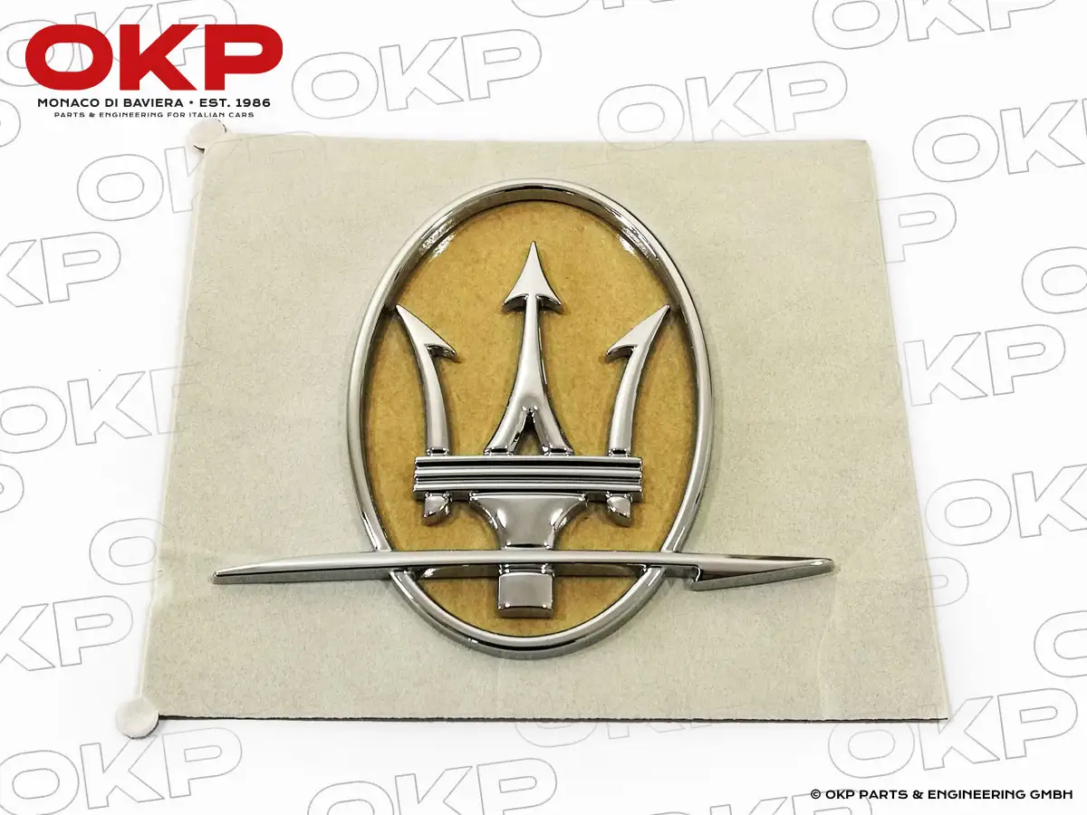 Emblem Maserati  self adhesive (7,5 x 9cm) right side