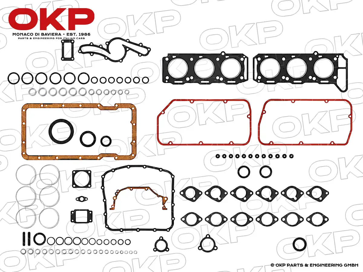Engine gasket set complete Alfa 75 3,0 V6 + ES30 SZ / RZ