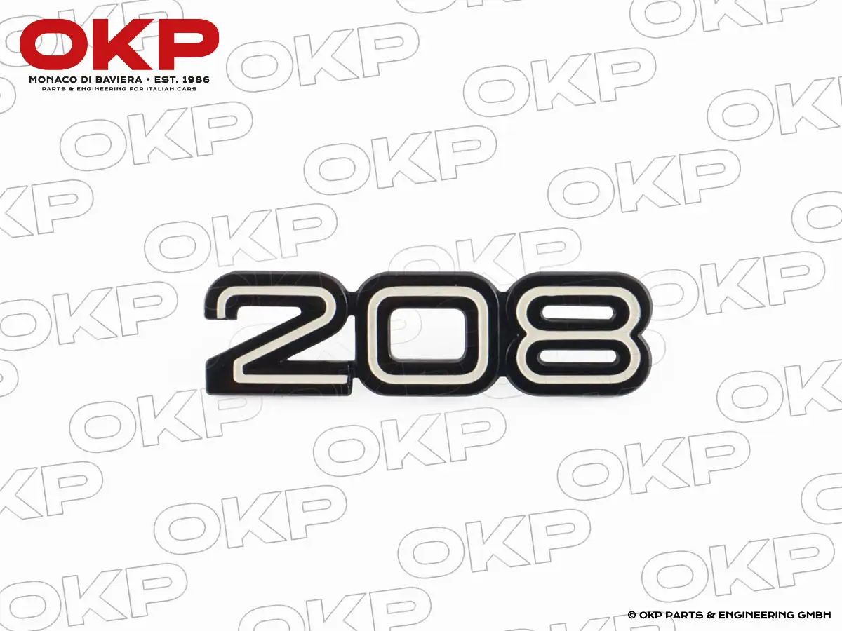 Schriftzug hinten 208