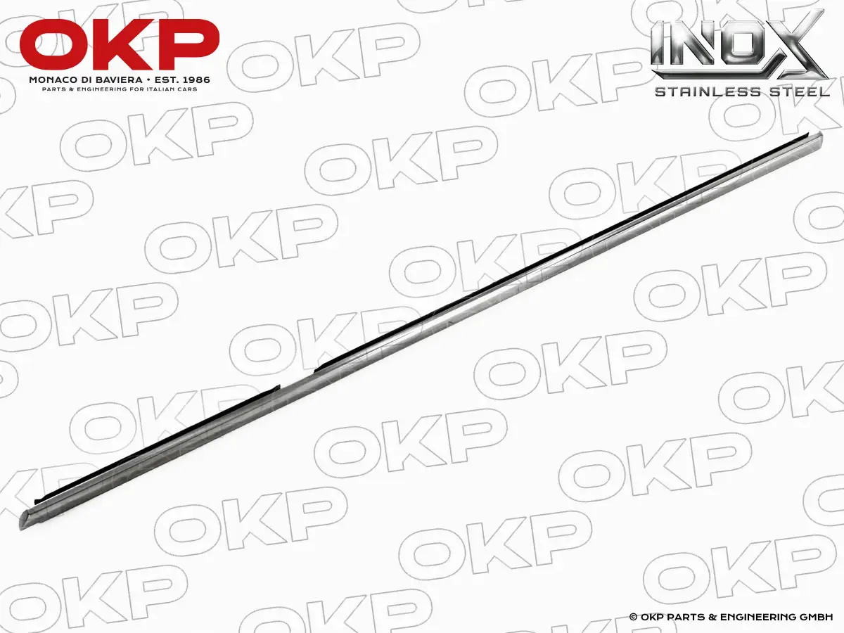 Door top chrome trim Spider left