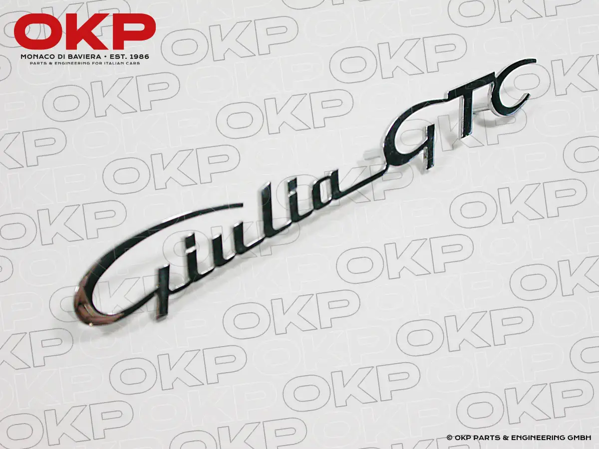 Schriftzug Giulia GTC