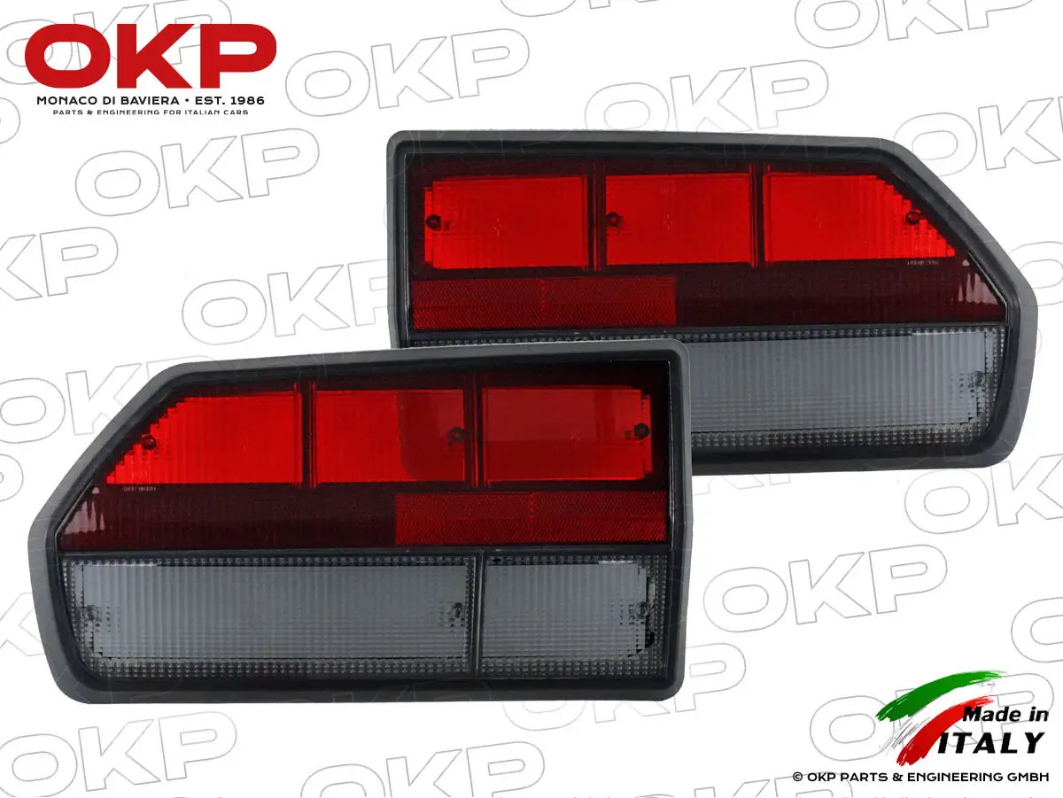 Satz Rücklichtgläser Alfa Romeo GTV4 / GTV6 fumé / rot