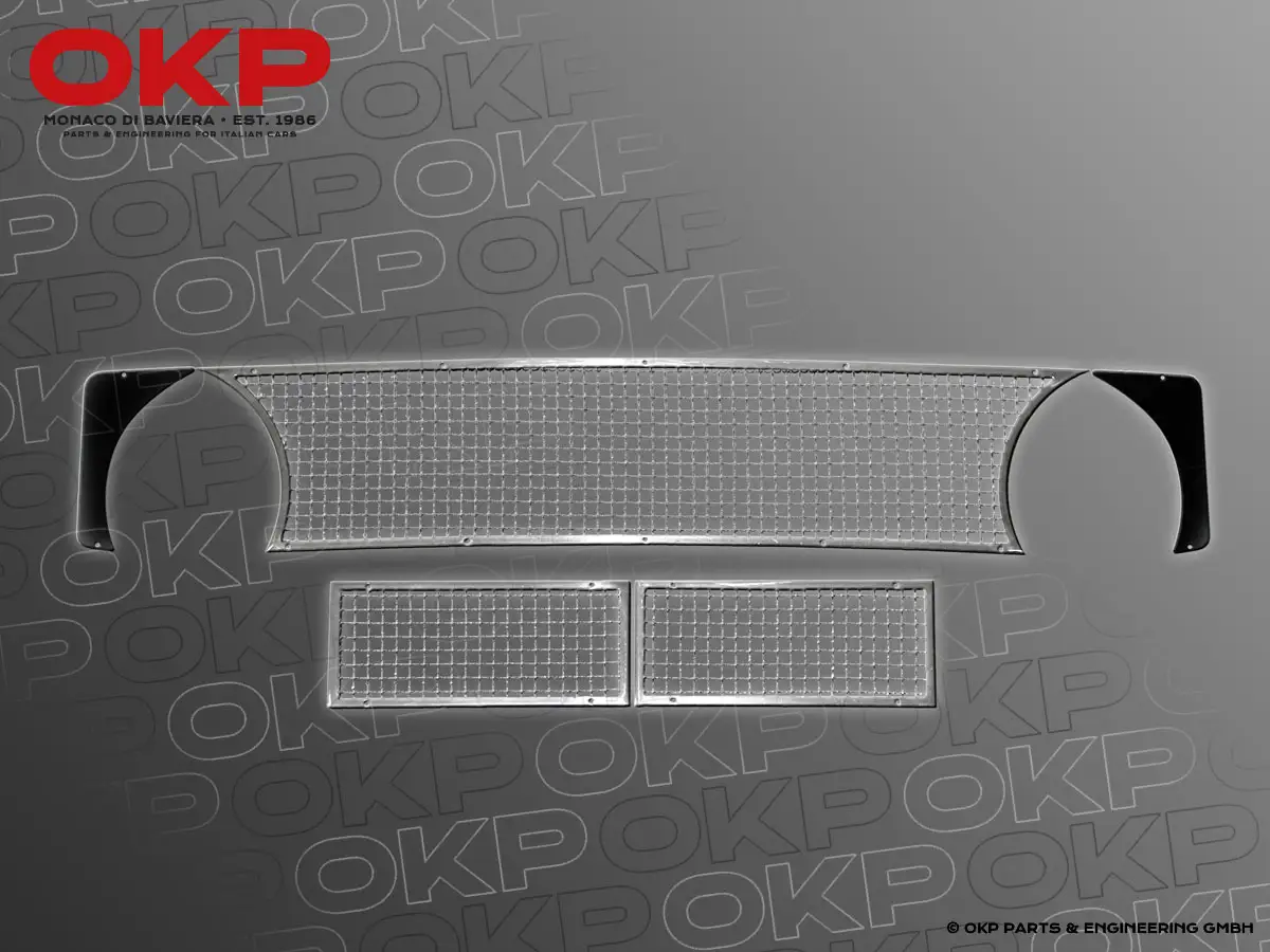 Satz (5) Kühlergitter oben / unten 1300-1600 GTA  ALU