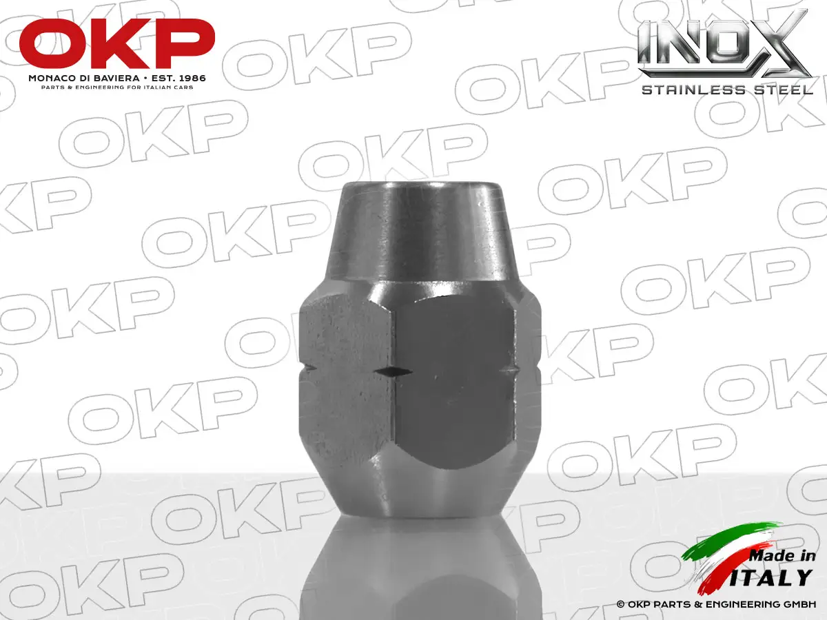 Radmutter f. Alufelge Nord V2A SW22 Linksgew.