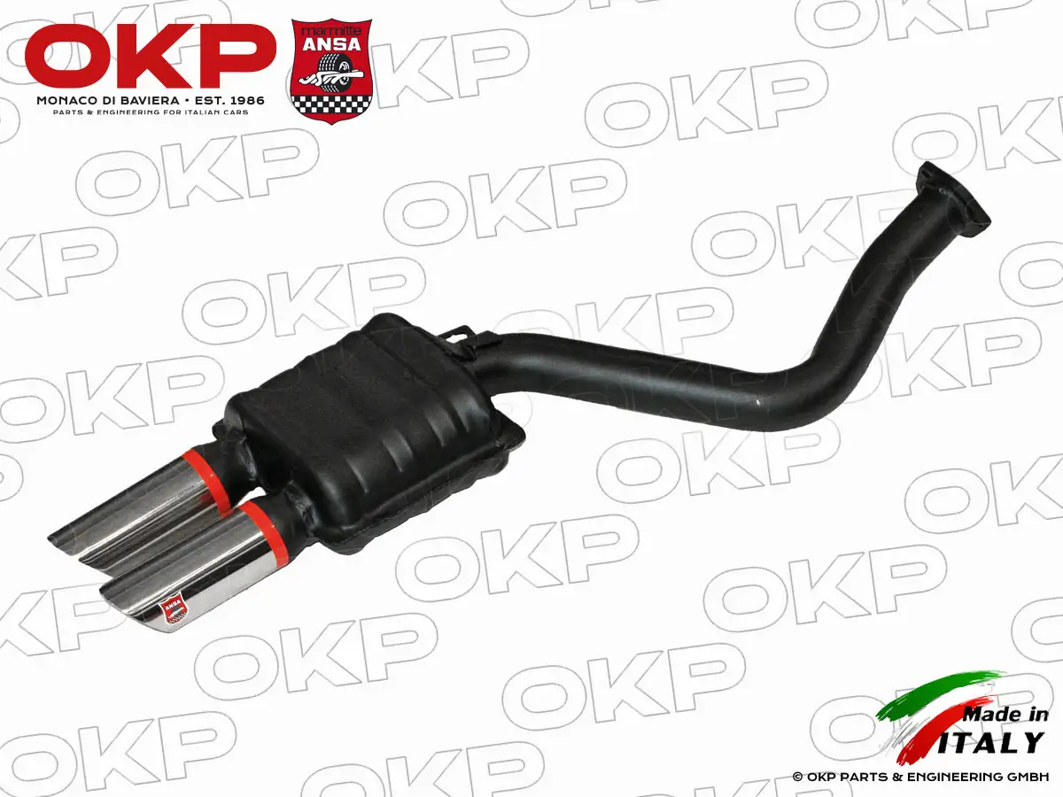 ANSA Rear exhaust left De Tomaso Pantera  GTS