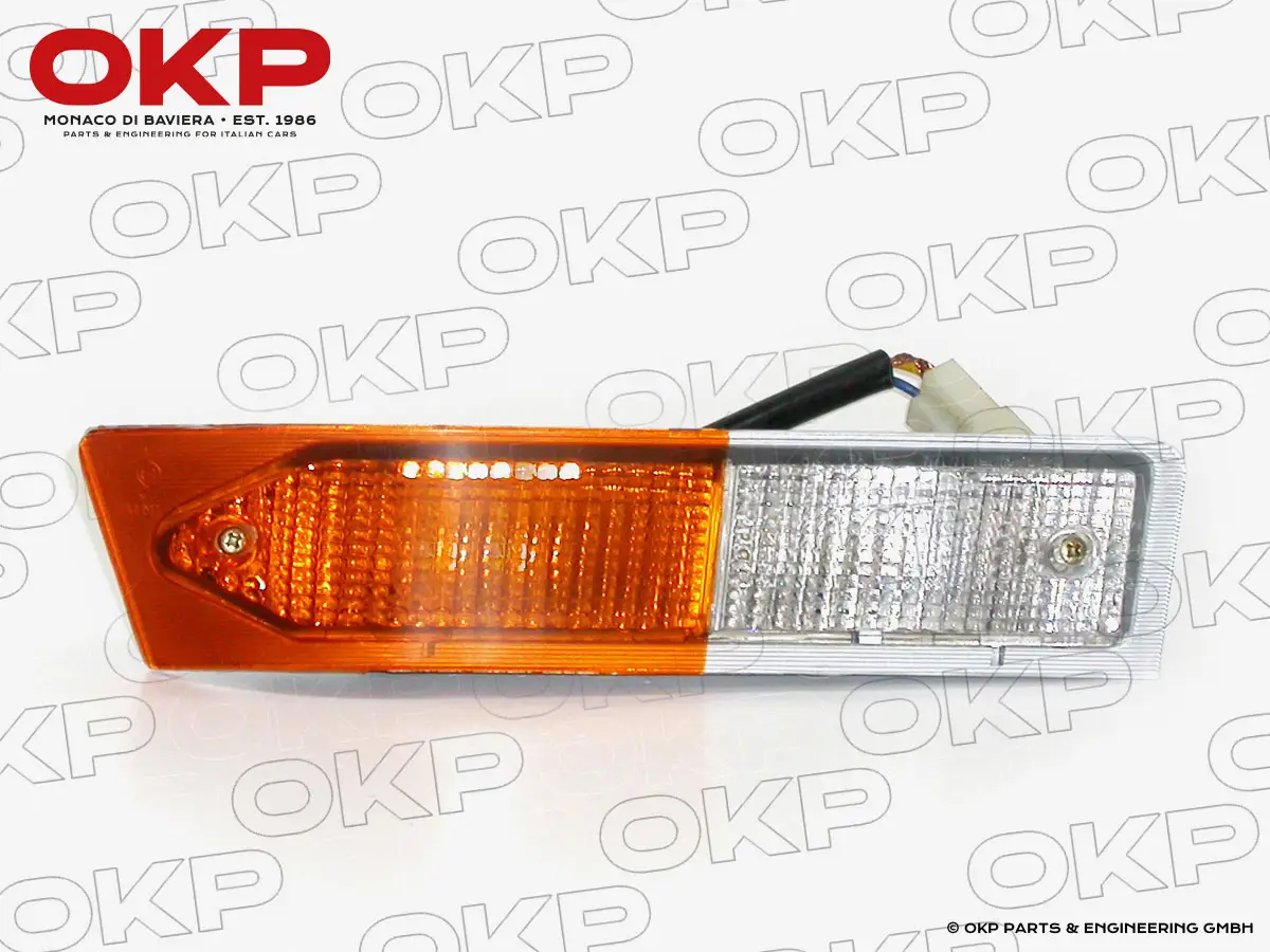 Blinkleuchte vorne Alfetta GT / GTV rechts weiss / orange