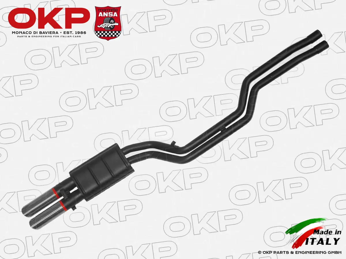 ANSA Marmitta posteriore SX Ferrari 365 GT/4 2+2