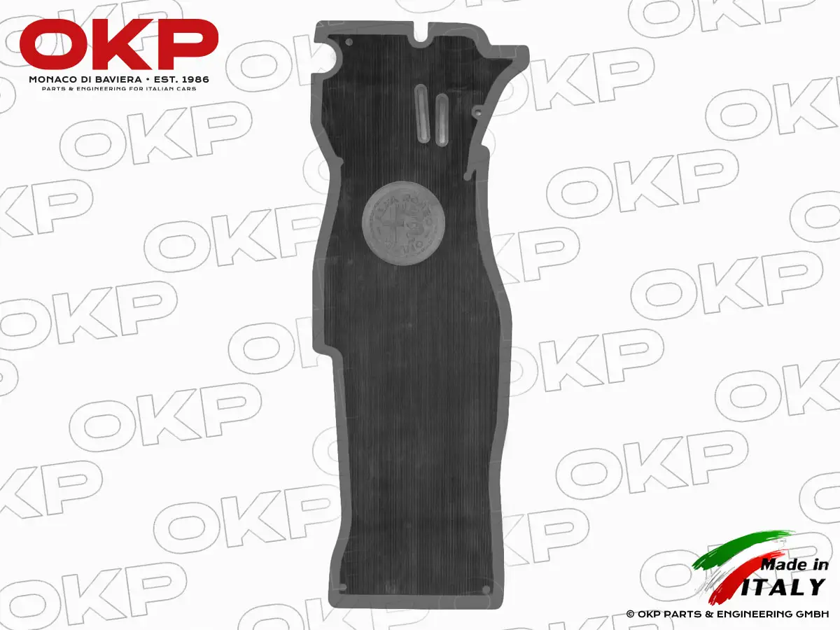 Gummimatte links Giulia stehende Pedale