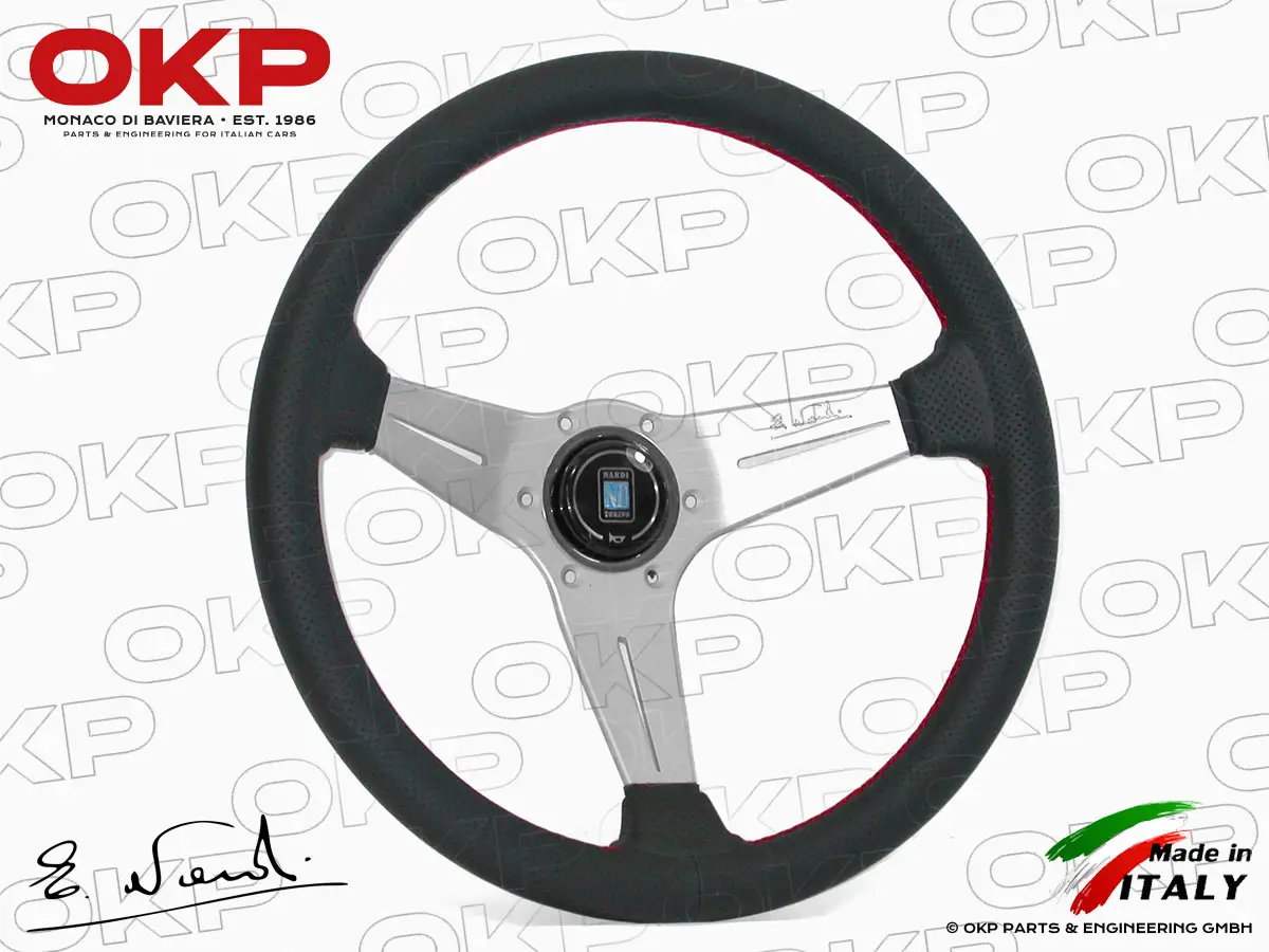 Nardi Leder Lenkrad Deep Corn 350mm perforiert matt