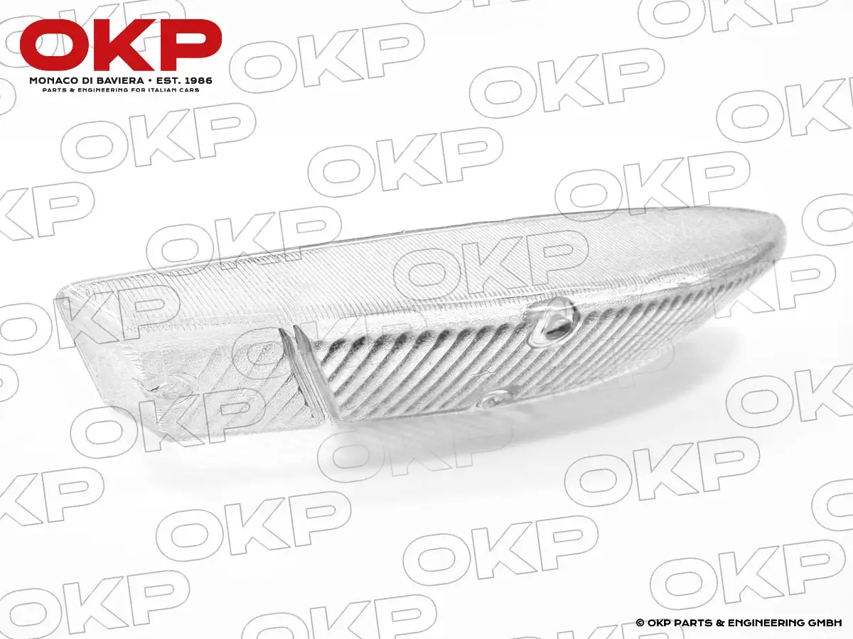 Blinkerglas vorne links Rundheck Spider (weiß / weiß)