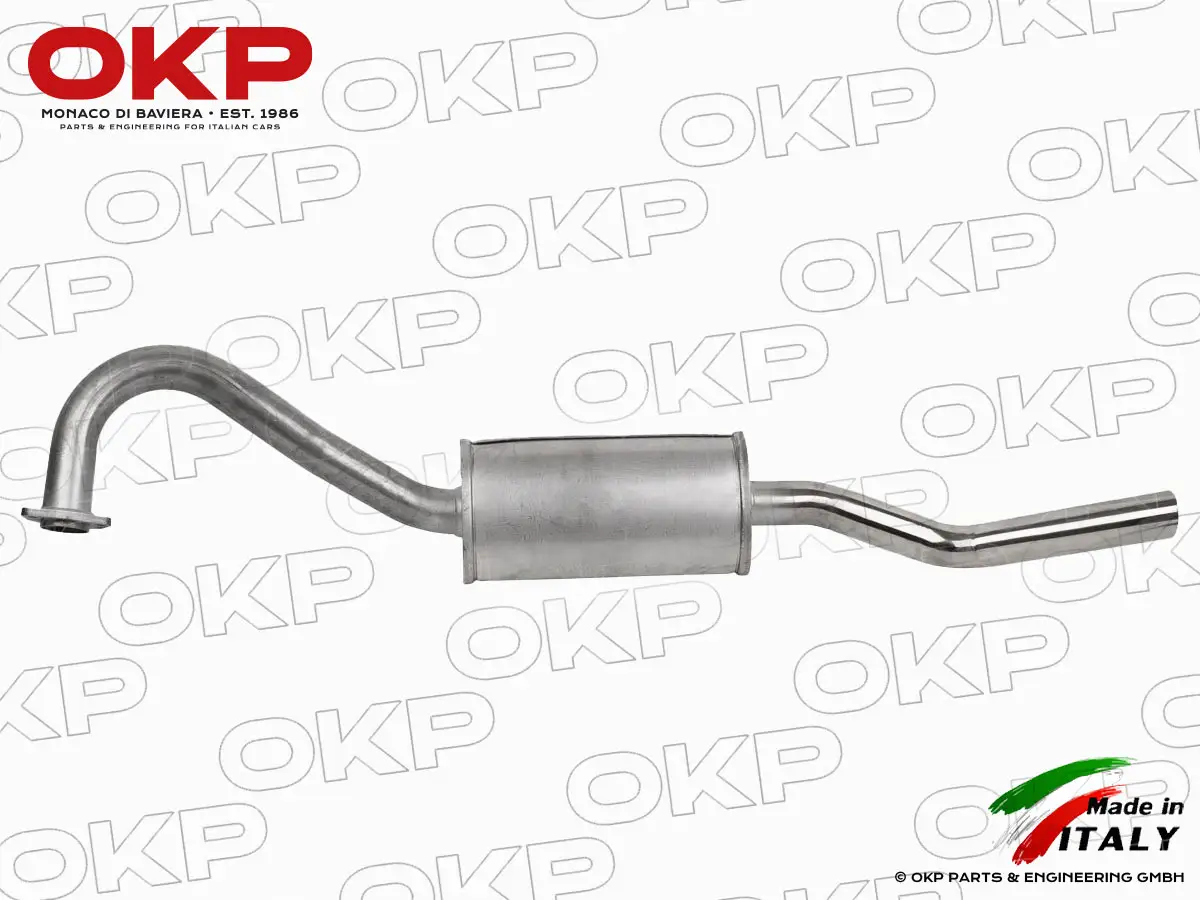 Schalldämpfer hinten 1300 - 1750 Rundheck Spider