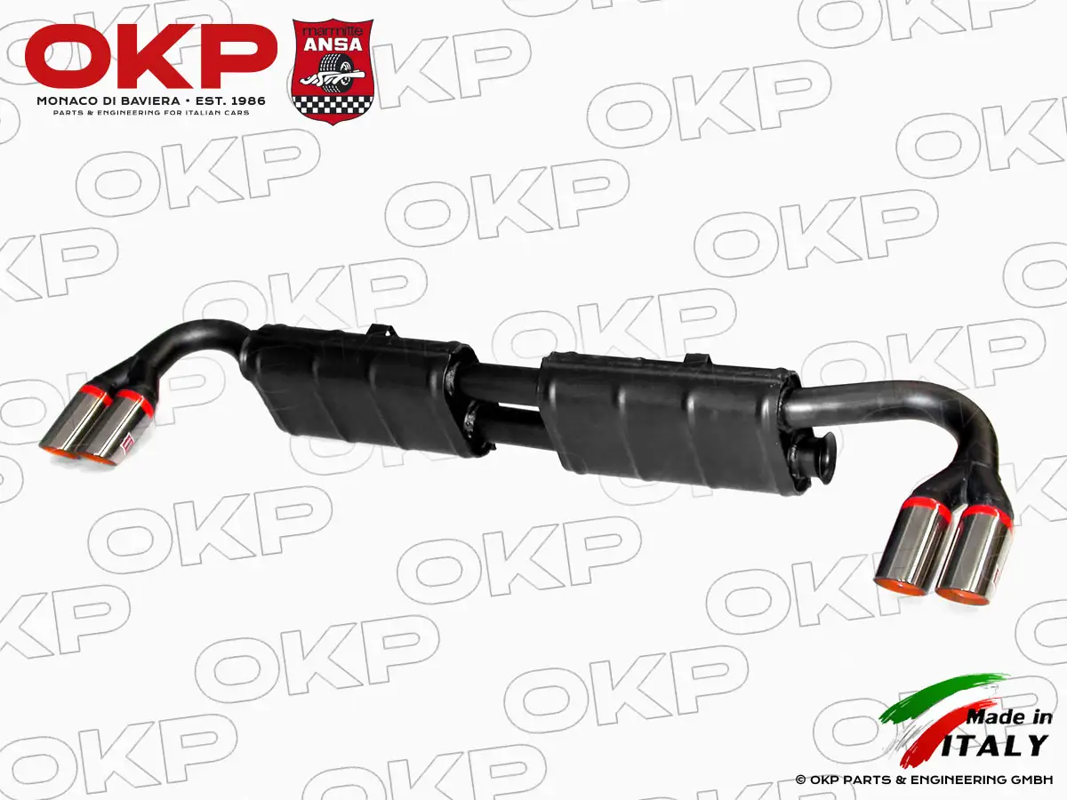 ANSA Schalldämpfer hinten Maserati Bora