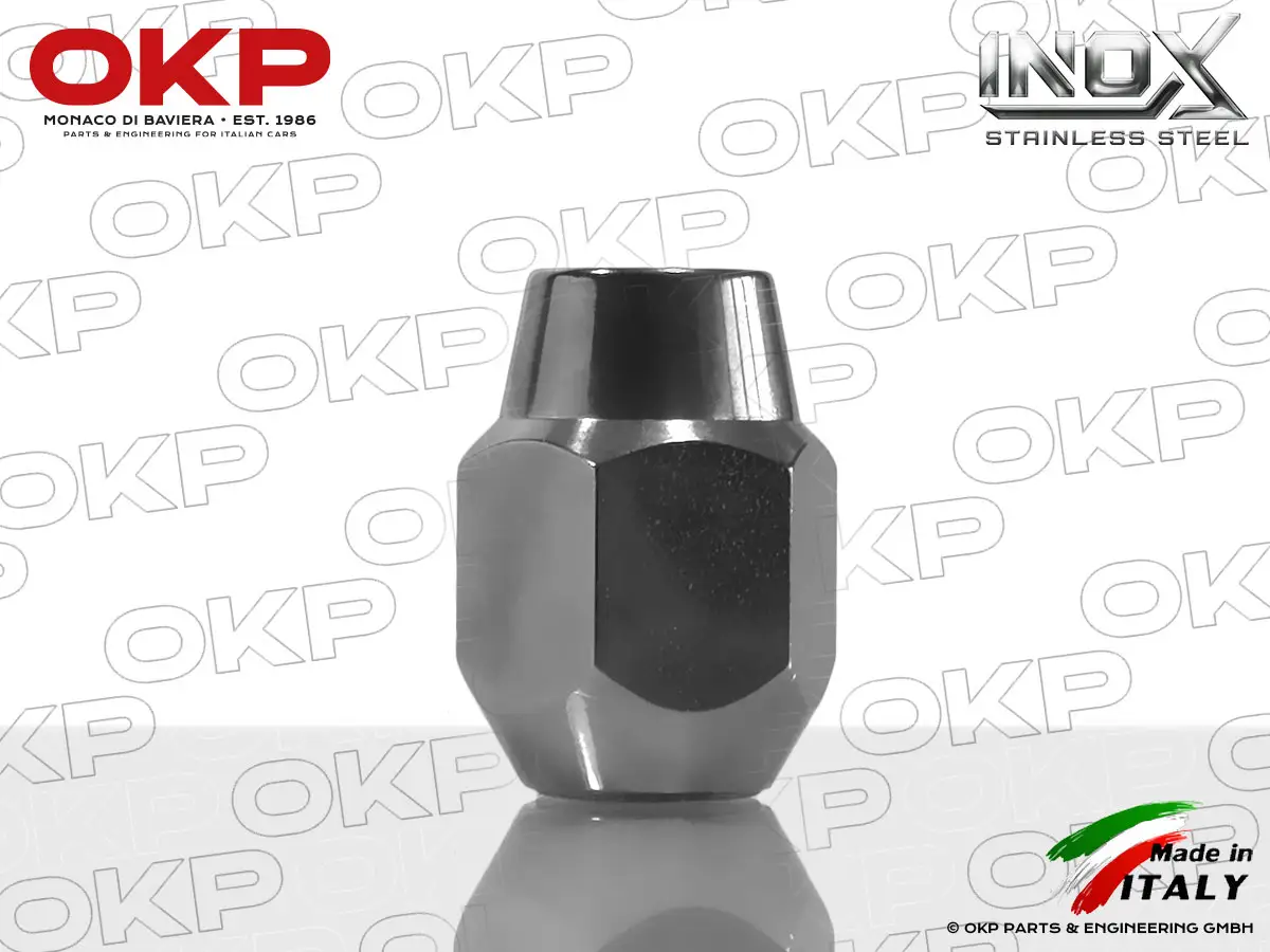 Radmutter f. Alufelge Nord V2A SW22 Rechtsgewinde