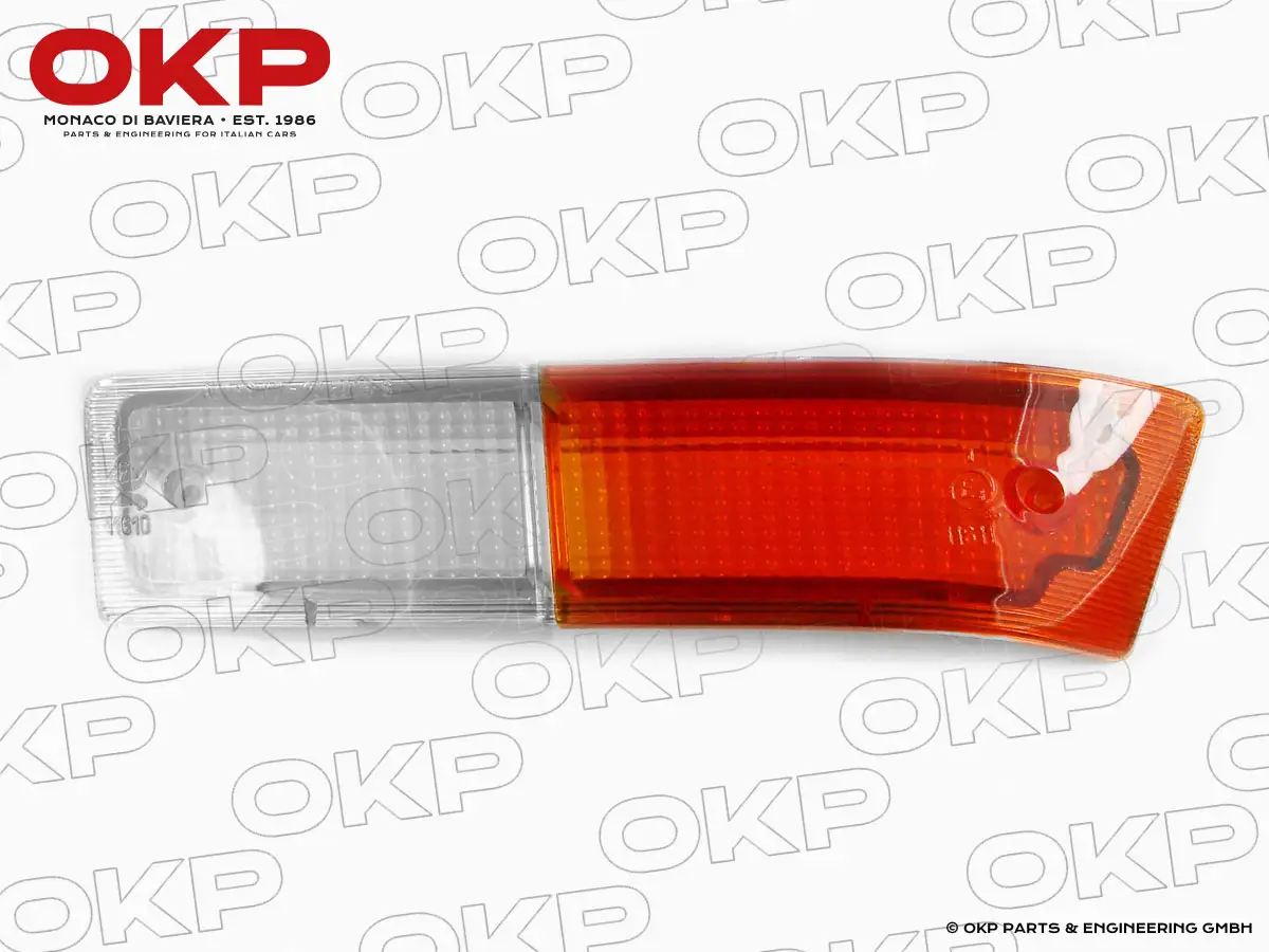 Blinkerglas Alfetta GT / GTV vorne links weiss / orange