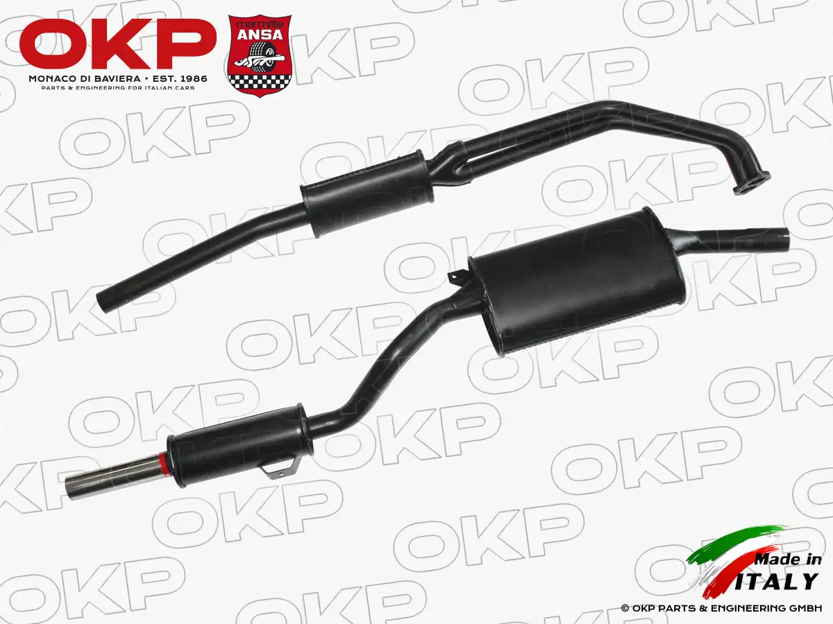 ANSA Sportauspuff kpl.Alfa Romeo 750 / 101 Spider