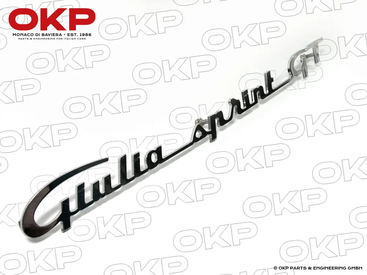 Schriftzug Giulia Sprint GT