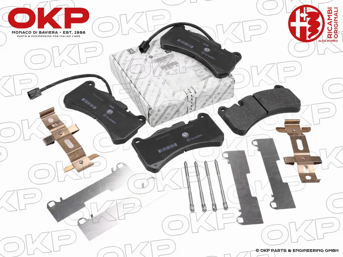 Satz Bremsbeläge vorne Giulia / Stelvio QV / Q4