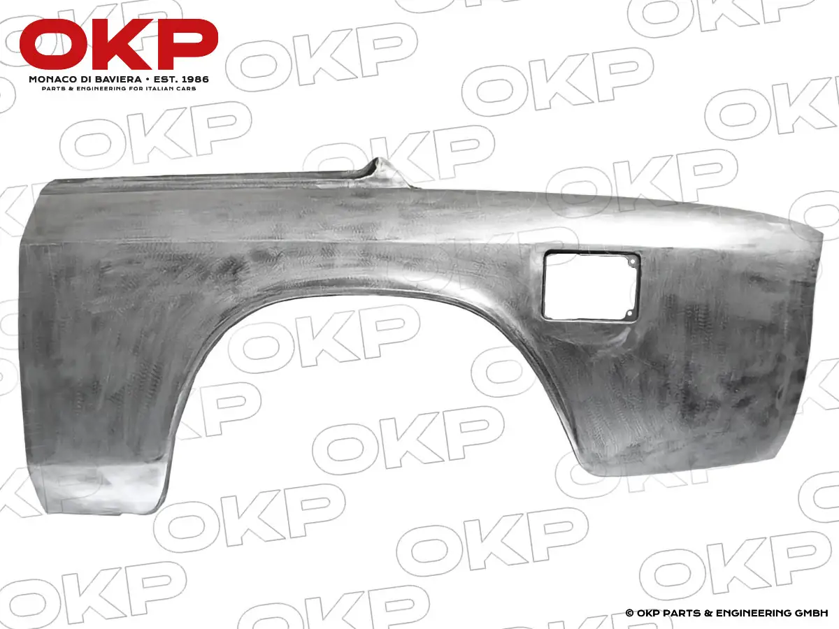Kotflügel hinten GTV Bertone 2. Serie Aluminium links