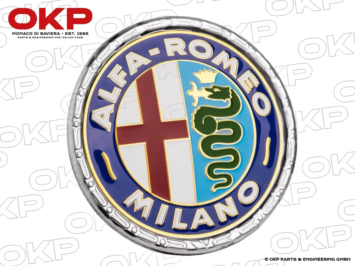 Alfa Romeo Milano Emblem (55mm) Kunststoff