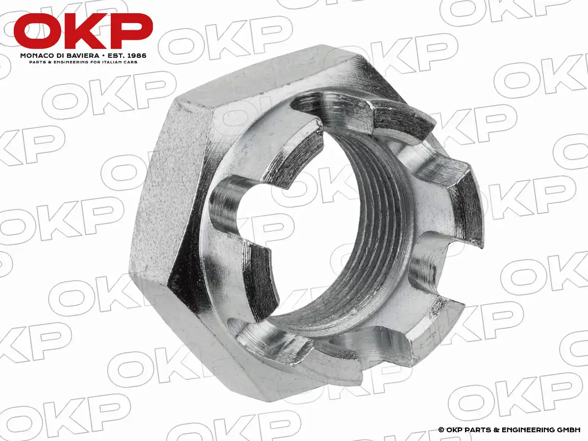 Kronenmutter Radlager Vorderachse links 1300 - 2000cc